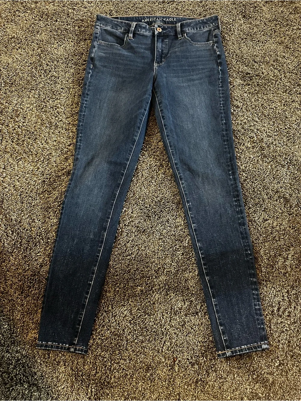American Eagle Outfitters Women's Dark Wash Skinny Jeans